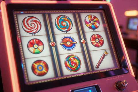 Sweet Bonanza Slot mit bunten Bonbons und Multiplikatoren im Beef Casino Echtgeld Casino